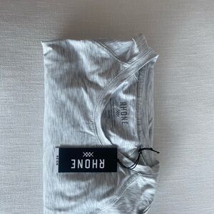 RHONE Men's Short Sleeve Heather Gray Performance Tee